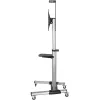InLine Height Adjustable TV Cart for 37-70 inch Displays, 50 kg, VESA up to 600x400, Black