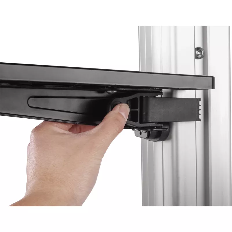 InLine Height Adjustable TV Cart for 37-70 inch Displays, 50 kg, VESA up to 600x400, Black