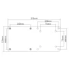 Device plate InLine 23176A VESA 75/100 compatible for Intel NUC
