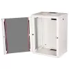 Wall-mounted 19 inch rack cabinet ROLINE Pro 16U 600x450 mm, grey, key lock, IP20