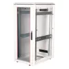 ROLINE 19-inch Network Cabinet Pro 26U, 600x800 mm WxD, glass door, grey, IP20, 600 kg capacity