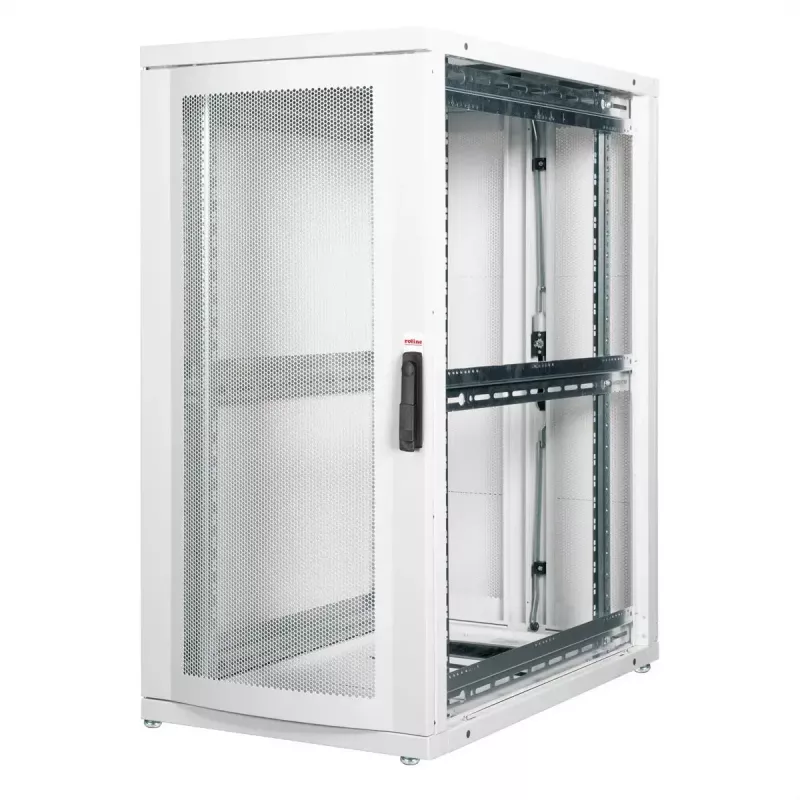 19-inch freestanding server rack ROLINE Pro 26U, 600x1000 mm WxD, 1000 kg capacity, IP20, grey