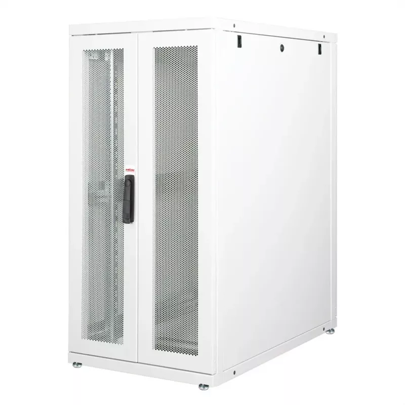 19-inch freestanding server rack ROLINE Pro 26U, 600x1000 mm WxD, 1000 kg capacity, IP20, grey