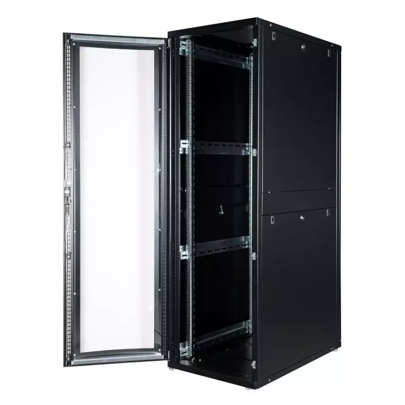 Freestanding rack ROLINE 19-inch server rack Pro 42U 600x1000 black