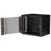 ROLINE 19-inch wall-mounted rack Pro 9U, 450x600 WxD, black, key lock, IP20