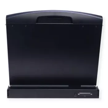 Rack console VALUE 26.99.0132 — 19 inch (48.3 cm) 1366×768 LCD, 1U, Swiss keyboard, black