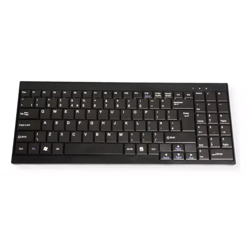 Rack console VALUE 26.99.0132 — 19 inch (48.3 cm) 1366×768 LCD, 1U, Swiss keyboard, black