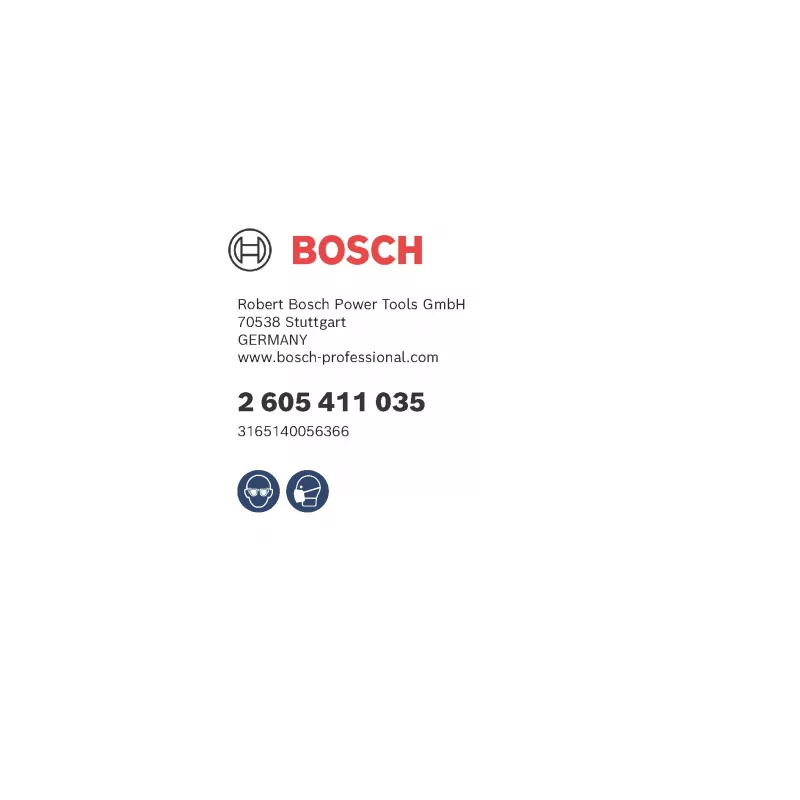 Bosch 2 605 411 035 tool storage case Grey