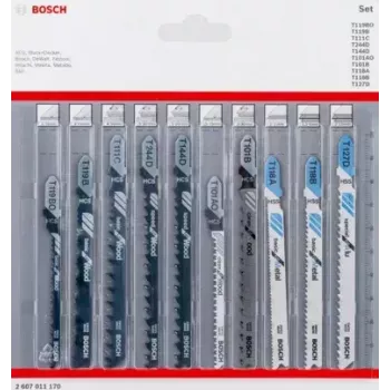 Bosch 2 607 011 170 jigsaw/scroll saw/reciprocating saw blade Jigsaw blade 10 pc(s)
