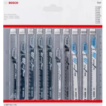 Bosch 2 607 011 170 jigsaw/scroll saw/reciprocating saw blade Jigsaw blade 10 pc(s)