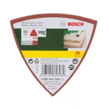 Bosch 2607017109 25 pc(s) Sanding sheet