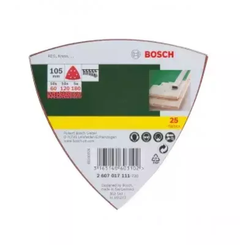 Bosch 2607017111 25 pc(s) Sanding sheet