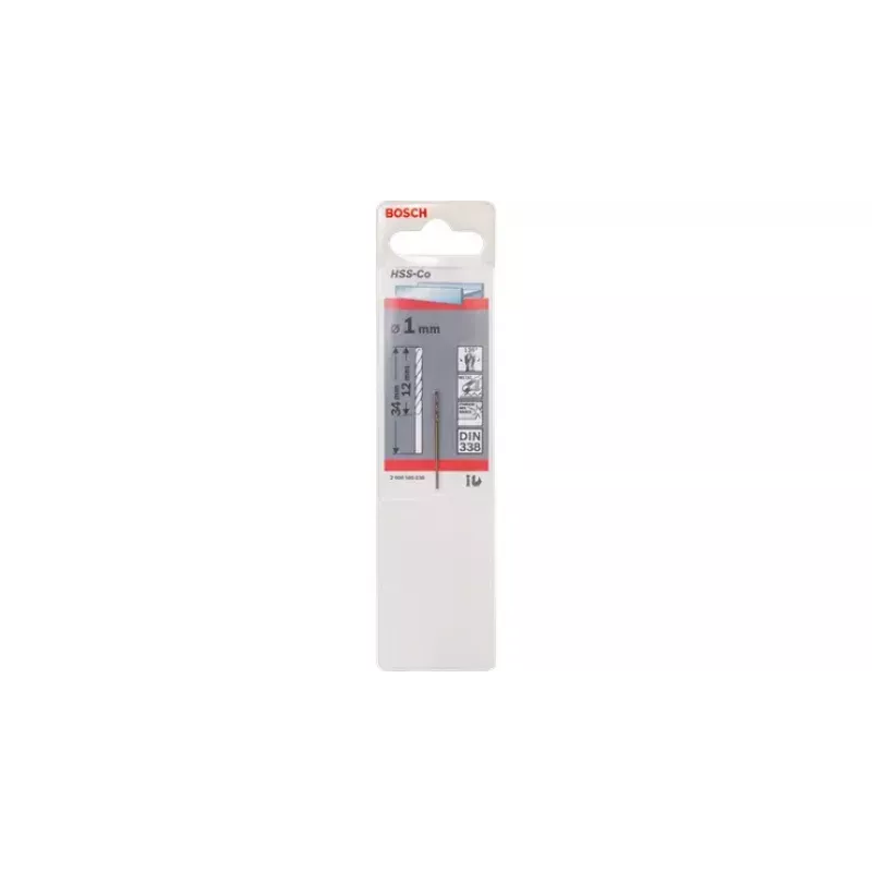 Twist Drill Bits Bosch HSS Cobalt 2608585885 5 Piece Set