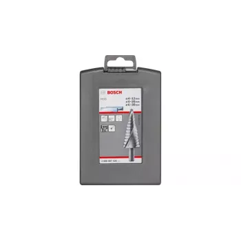 Step Drill Bit Bosch HSS 3-Flat Shank Set for Aluminium Plastic