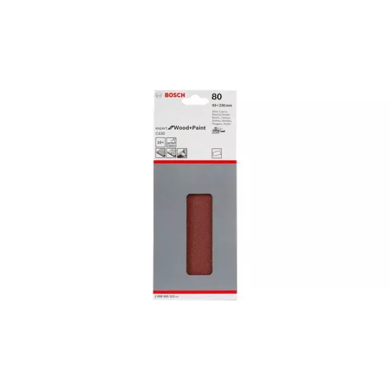 Sanding Sheet Bosch C430 Expert for Wood and Paint 2608605318 120 Grit