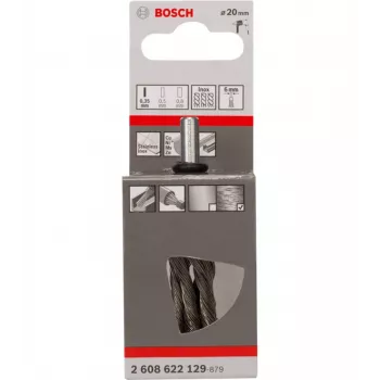 Wire brush Bosch 2608622129 Diameter 1.9 cm