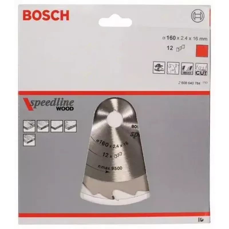 Circular saw blade Bosch 2 608 640 784 16 cm for wood