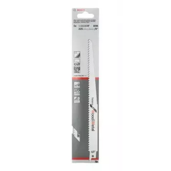 Sabre saw blade Bosch S 1111 DF Bimetal 22.5 cm 4.3 mm tooth spacing