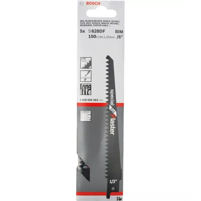 Bosch 2608656263 Sabre saw blade Bimetal 5 pc(s)