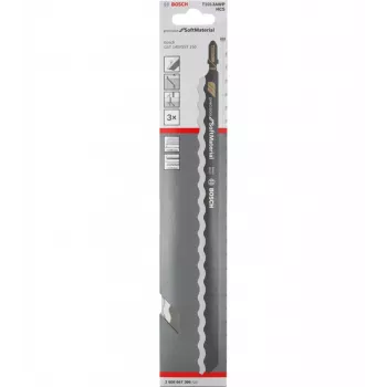 Bosch 2608667396 Jigsaw blade High carbon steel (HCS) 3 pc(s)