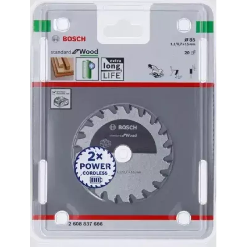 Bosch 2 608 837 666 circular saw blade 8.5 cm 1 pc(s)