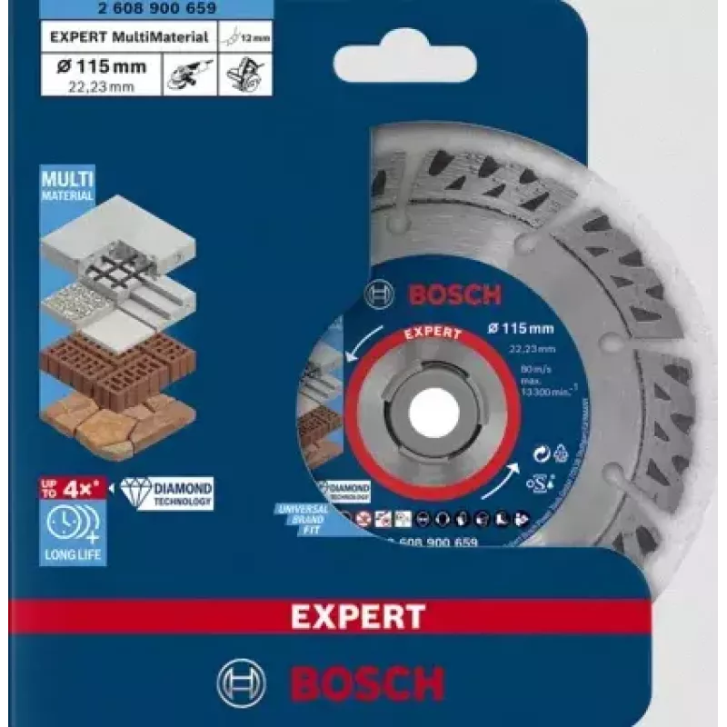 Circular saw blade Bosch 2 608 900 659 11.5 cm for Brick Concrete