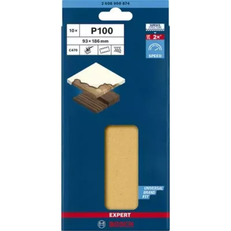 Bosch 2 608 900 874 rotary tool grinding/sanding supply Wood Sanding sheet