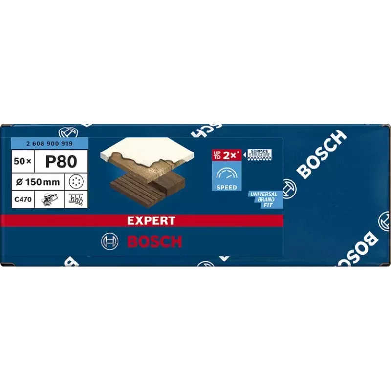 Sanding Discs Bosch Expert C470 50 pcs 2608900919