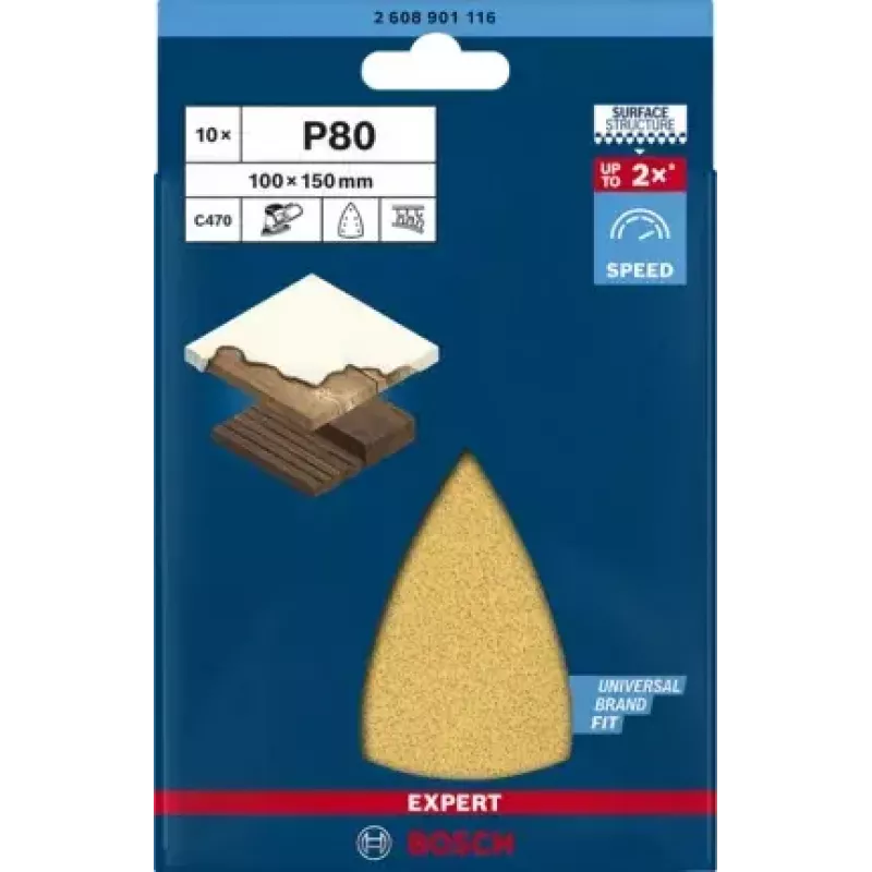 Bosch 2 608 901 116 rotary tool grinding/sanding supply Wood Sanding sheet