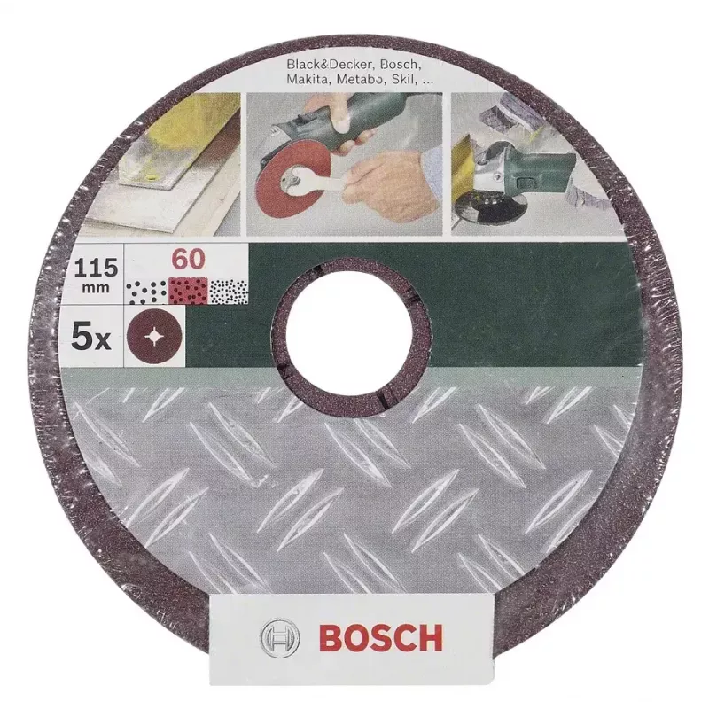 Sanding disc Bosch 2609256252 Bore size 2.2 cm Pack of 5