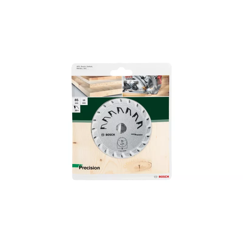 Circular saw blade Bosch 85 x 15 mm 2609256D81 for wood cutting