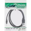 InLine USB DC power adapter cable, USB A male to DC 3.5x1.35mm 1m