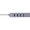 InLine USB-C 3.2 Multi Hub (4x USB-A 5Gb/s), OTG, aluminium housing