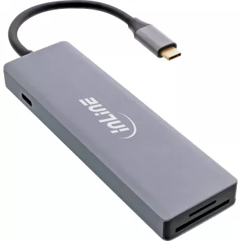 InLine USB 3.2 USB-C Multi Hub (3x USB-A + USB-C) - Cardreader - HDMI - OTG