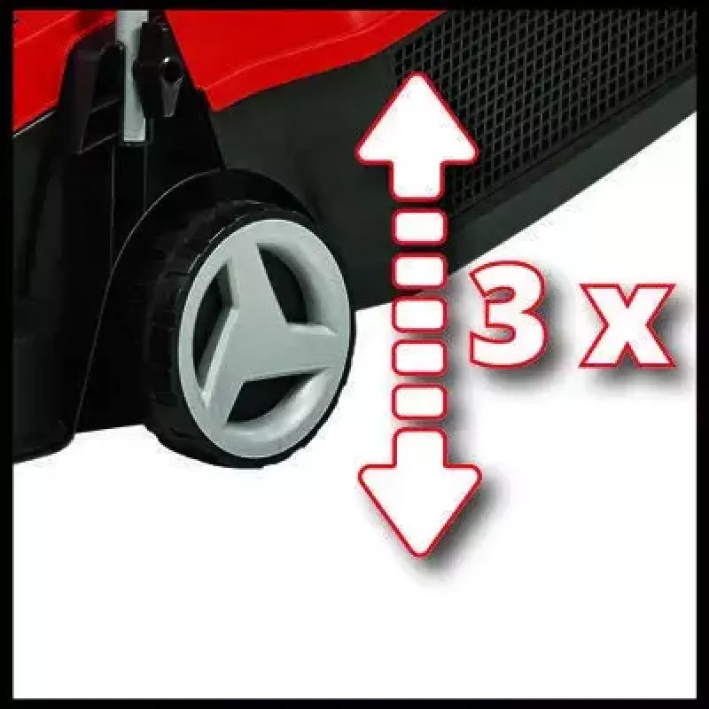 Walk behind lawn mower Einhell GE-CM 18/32 Li-Solo Battery Black Red