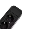 Power Extension Bachmann PRIMO 2 2m 6 AC Outlets Indoor Black