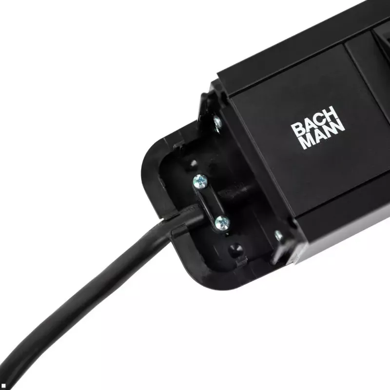 Power Extension Bachmann PRIMO 2 2m 6 AC Outlets Indoor Black