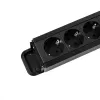 Power Extension Bachmann PRIMO 2 2m 6 AC Outlets Indoor Black