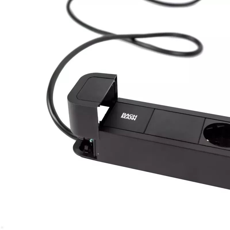 Power Extension Bachmann PRIMO 2 2m 6 AC Outlets Indoor Black