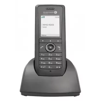 IP mobile phone ALCATEL 8158s — wireless handset, 2 inch LCD 230×320, Wi‑Fi a/b/g/n/ac, codecs G.711/G.729/OPUS, black