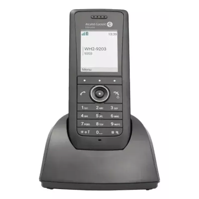 IP mobile phone ALCATEL 8158s — wireless handset, 2 inch LCD 230×320, Wi‑Fi a/b/g/n/ac, codecs G.711/G.729/OPUS, black