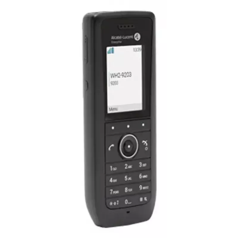 IP mobile phone ALCATEL 8158s — wireless handset, 2 inch LCD 230×320, Wi‑Fi a/b/g/n/ac, codecs G.711/G.729/OPUS, black