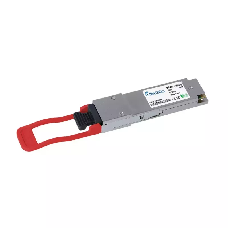 Fiber optic transceiver module BlueOptics 3HE11239AA-BO QSFP28 LC Aluminium