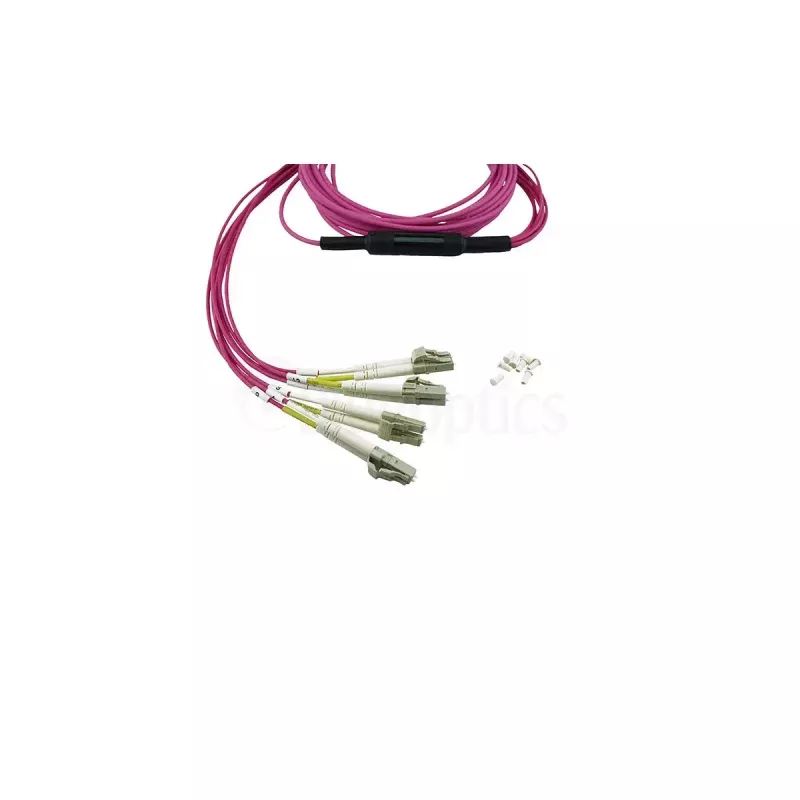MPO-4xLC Multimode OM4 Patch Cable BlueOptics Alcatel-Nokia 3HE13896AA-7.5 7.5m LC/APC