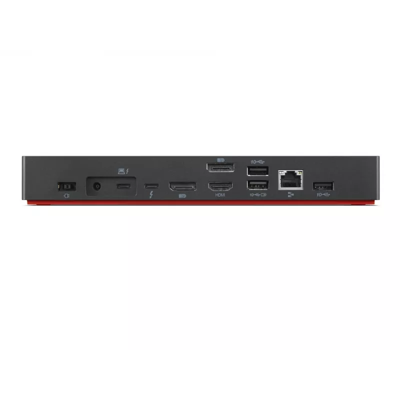 Lenovo 40B00300IT laptop dock/port replicator Wired Thunderbolt 4 Black, Red