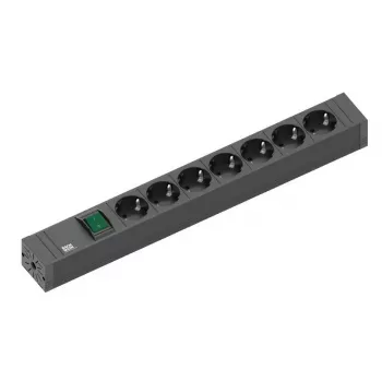Power Extension Bachmann 420.0014 2m 7 AC Outlets Indoor Black