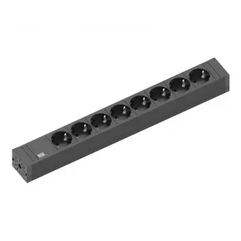 Power Extension Bachmann CONNECT LINE 2m 8 AC Outlets Indoor Black