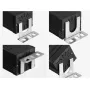 Power Extension Bachmann CONNECT LINE 2m 8 AC Outlets Indoor Black
