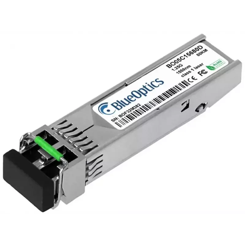 Fiber optic SFP transceiver BlueOptics 430-4536-BO 80000 m Aluminium