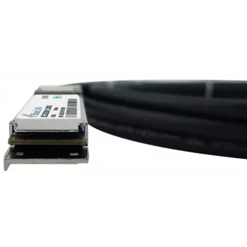InfiniBand/fibre optic cable BlueOptics 470-ABPY 1 m QSFP28 Black